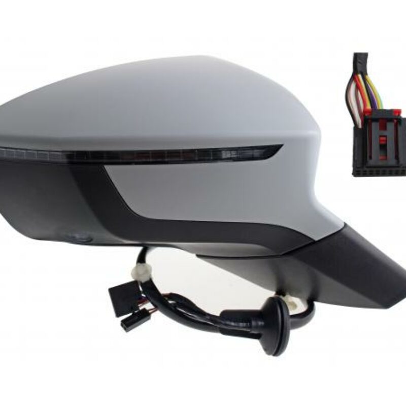 Espejo Derecho Eléctrico Térmico Para Pintar Abatible Con Piloto Calefactado ángulo Muerto Convexo 9+2pin Seat Ateca 16- Ref 105.2135013