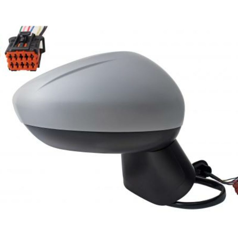 Espejo Derecho Eléctrico Térmico Para Pintar Abatible Convexo Con Sensors ángulo Muerto 9+2pin Opel Crossland X 2017.04- Ref 105.1671013
