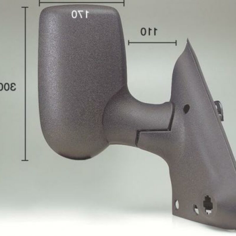 Espejo Derecho Manual Brazo Corto Ford Transit 00- Ref 105.1025011
