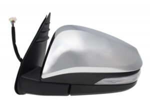 Espejo Izquierdo Eléctrico Convexo Cromado Abatible Con Piloto Toyota Hilux 16- Ref 105.9093018