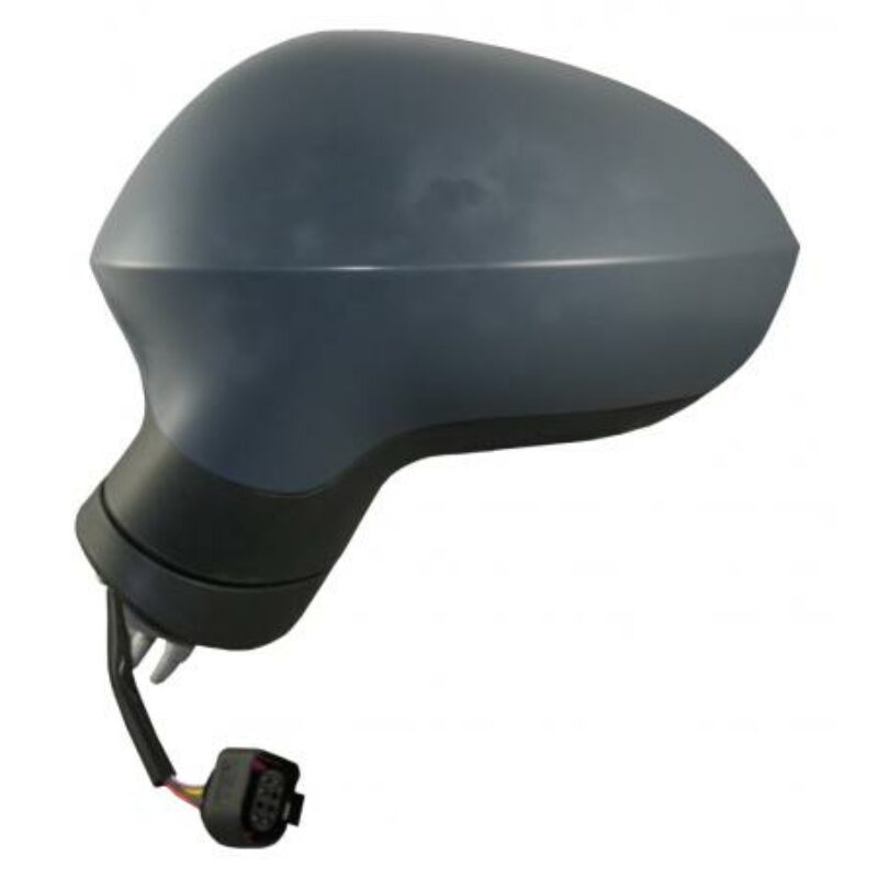 Espejo Izquierdo Eléctrico Negro Convexo Abatible 5pin Seat Leon 09- Ref 105.2125022