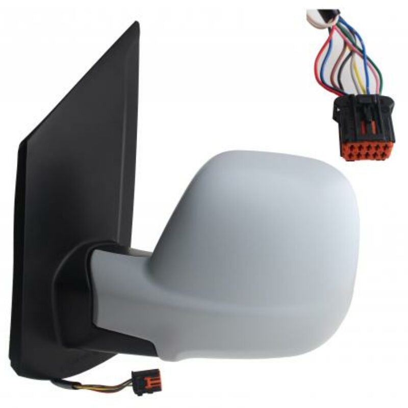 Espejo Izquierdo Eléctrico Para Pintar Abatible Térmico ángulo Muerto 9pin Citroen Jumpy/exp 16- Ref 105.0762026