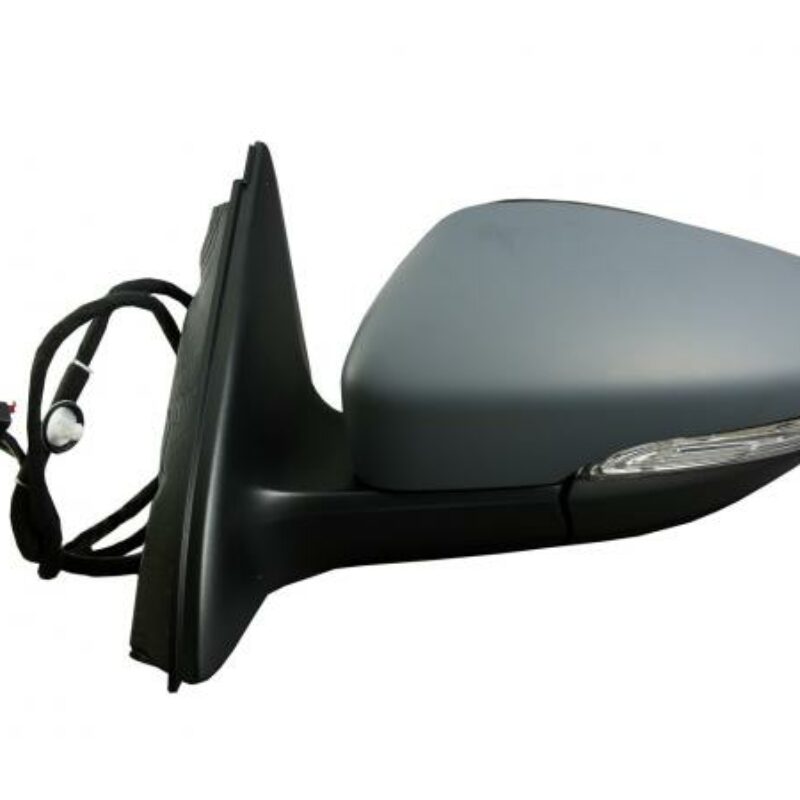 Espejo Izquierdo Eléctrico Para Pintar Asférico Térmico Abatible Con Piloto Calefactado 9pin Vw Jetta 11- Ref 105.2349014