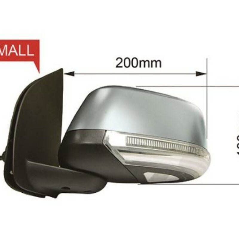 Espejo Izquierdo Eléctrico Térmico Convexo Cr Con Piloto Abatible C/luz Cort 11pin Nissan Navara 07- Ref 105.8045030