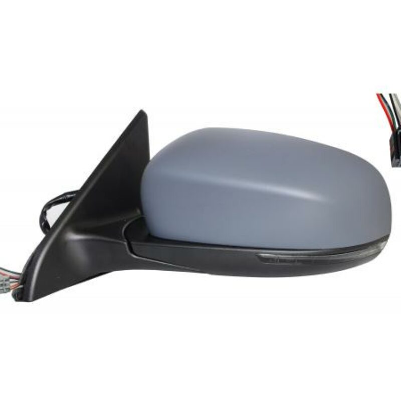 Espejo Izquierdo Eléctrico Térmico Para Pintar Abatible Con Piloto Asférico 5+4pin Jeep Compass 2017.04- Ref 105.9036014