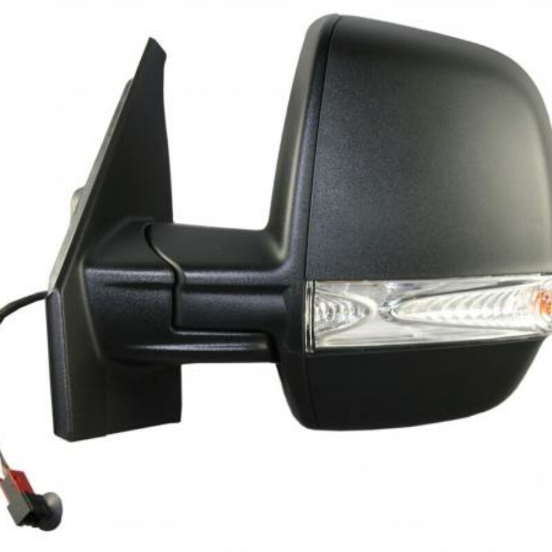 Espejo Izquierdo Manual Convexo Con Piloto Negro (2 Cristales) Fiat Doblo 10-/combo 12- Ref 105.0963030