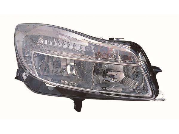 Faro Derecho Eléctrico Con Motor (h7/h1) Opel Insignia 08- Ref 101.16510001