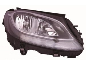 Faro Derecho Eléctrico Con Motor (h7/h7/pwy24w/led) Mercedes C W205 14- Ref 101.14410001