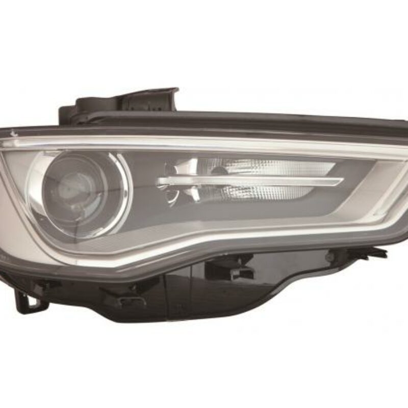 Faro Derecho Eléctrico Con Motor I/cinza (d3s/led) Audi A3 13- Ref 101.02341011