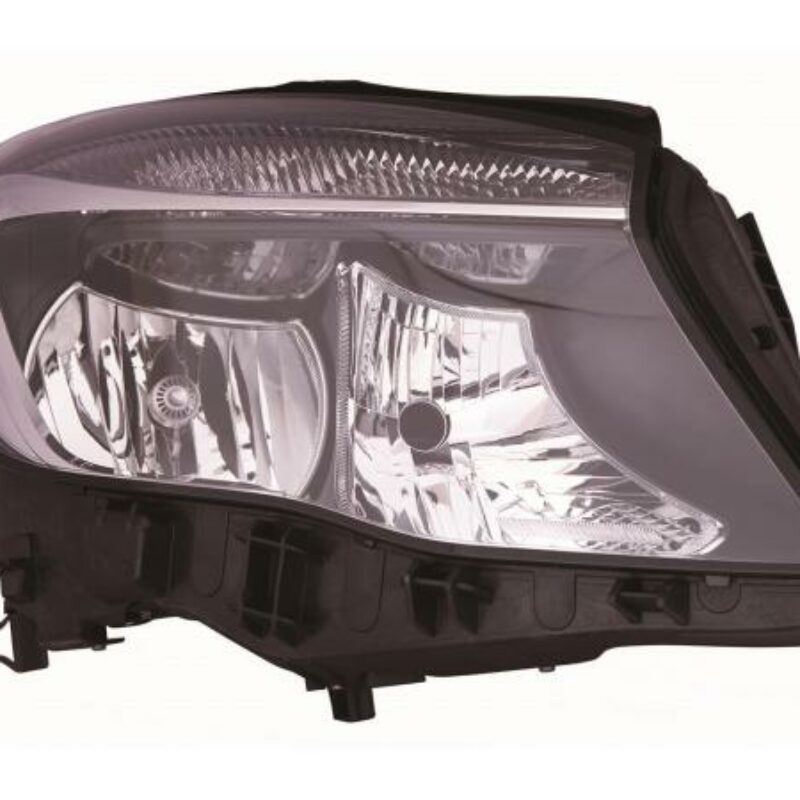 Faro Derecho Eléctrico Con Motor Int/negro (h7/h15/py21w) Mercedes Gla X156 13- Ref 101.14471001