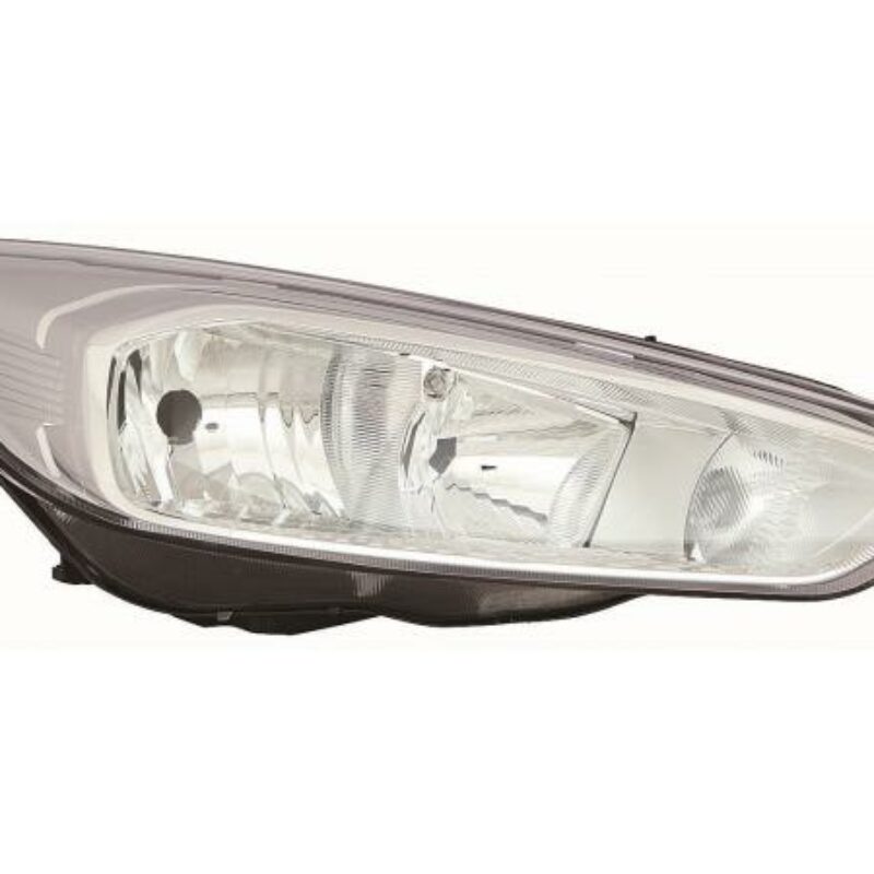 Faro Derecho Eléctrico Con Motor Interior Cromado (h7/h1/py21w/w5w) Ford Focus 14- Ref 101.10631011