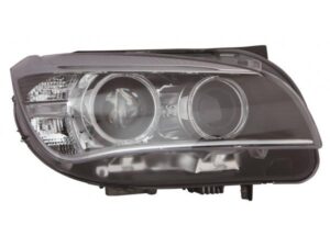 Faro Derecho Eléctrico Con Motor Interior Oscuro (d1s/py21w/led) Bmw X1 13- Ref 101.06241007