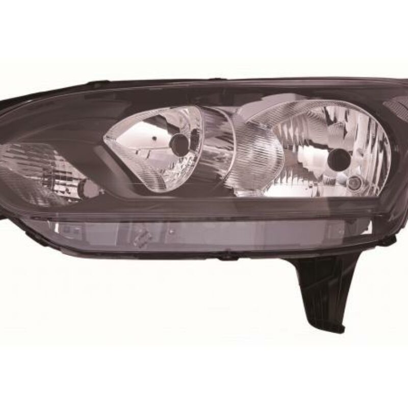 Faro Derecho Eléctrico Con Motor Interior Oscuro Ford Transit Connect 14- Ref 101.10600001