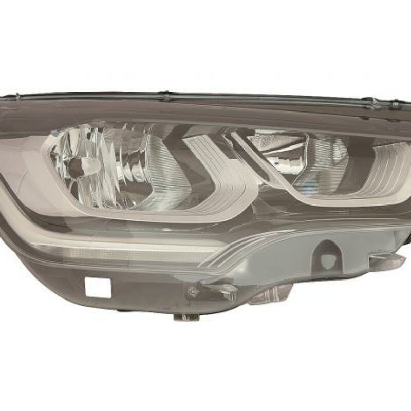 Faro Derecho Eléctrico Con Motor Interior Oscuro (h7/h7/led) Citroen C4 15- Ref 101.07471007