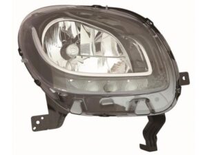 Faro Derecho Eléctrico Interior Oscuro Mod Base(h4/led) Mcc Smart Forfour 14- Ref 101.14430001