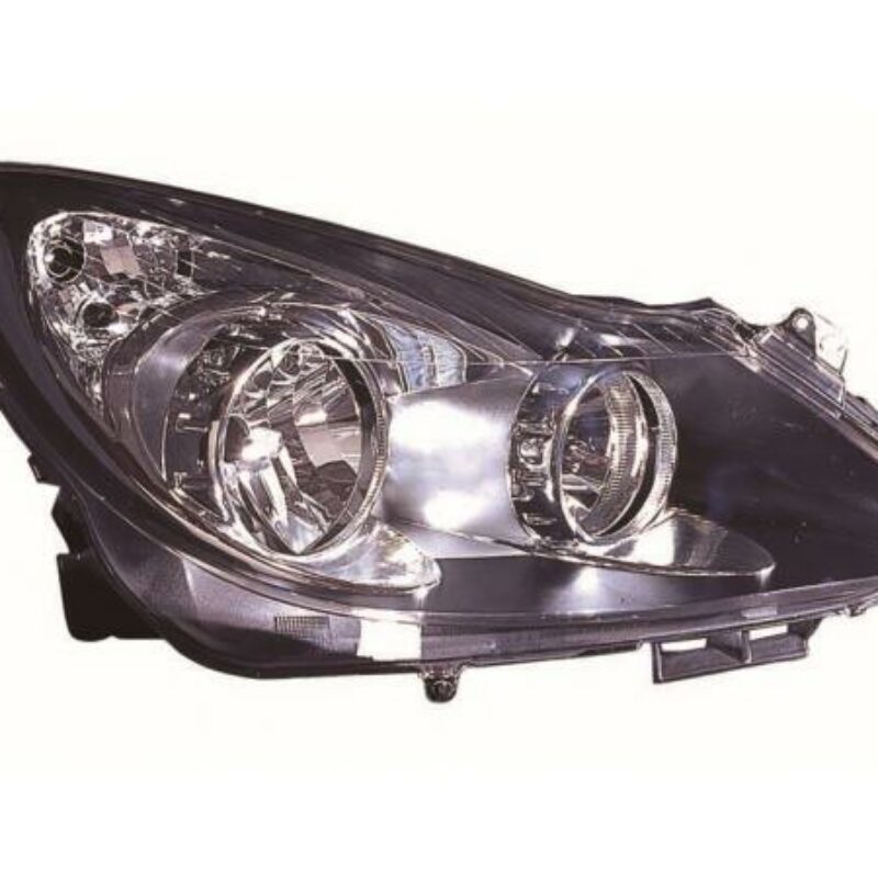 Faro Derecho Eléctrico Interior Oscuro Opel Corsa 06- Ref 101.16391003