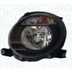 Faro Izquierdo C/reg Alcance Luzes I/negro Magneti Marelli Fiat 500 10- Ref 104.LPM302B