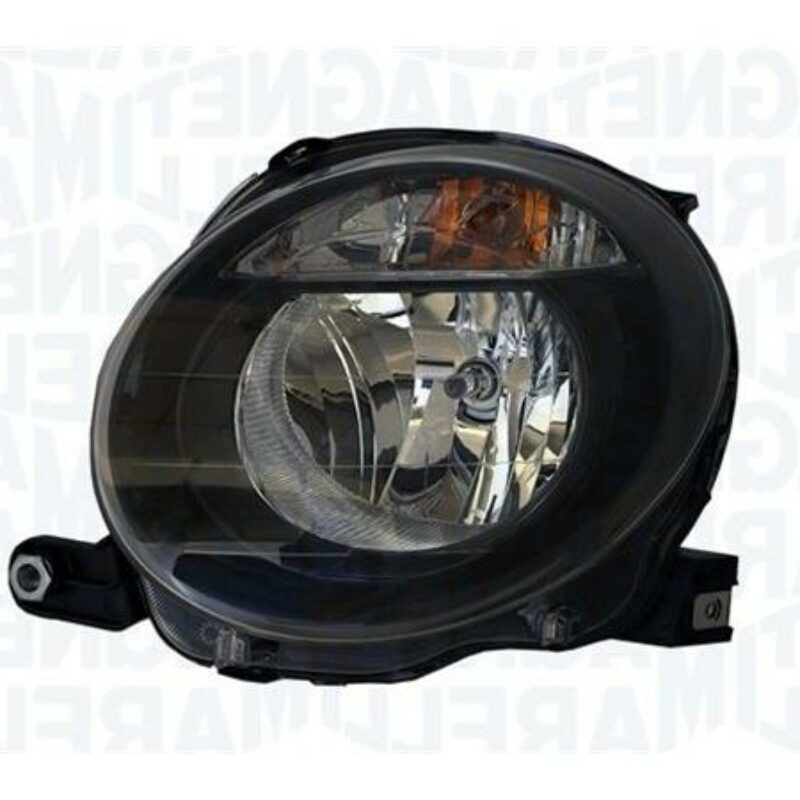 Faro Izquierdo C/reg Alcance Luzes I/negro Magneti Marelli Fiat 500 10- Ref 104.LPM302B