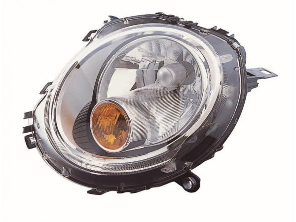 Faro Izquierdo Eléctrico Con Motor Con Regulador Ambar Mini One/cooper 07- Ref 101.15041004
