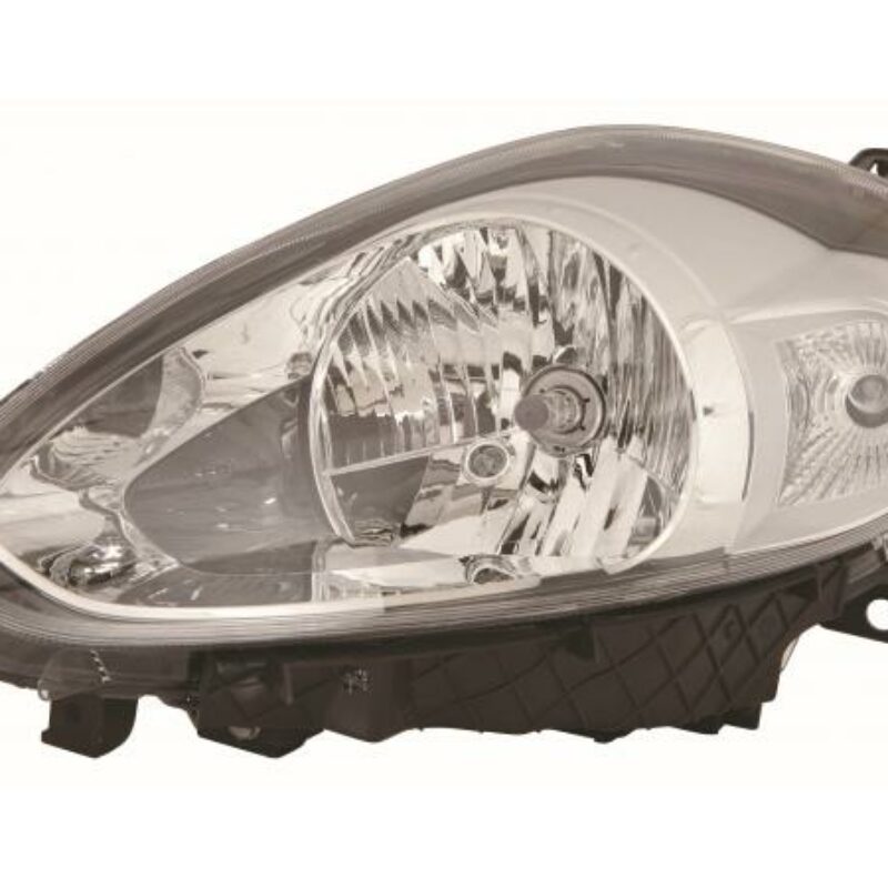 Faro Izquierdo Eléctrico Con Motor(h4/w21w/w5w) Fiat Punto Evo 09- Ref 101.09591002
