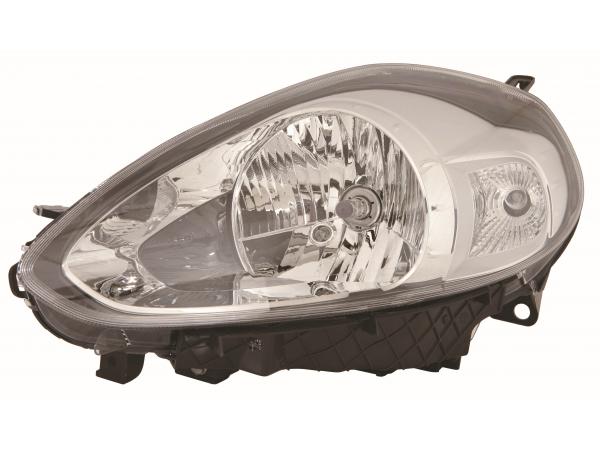 Faro Izquierdo Eléctrico Con Motor(h4/w21w/w5w) Fiat Punto Evo 09- Ref 101.09591002