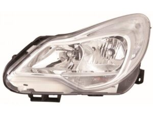 Faro Izquierdo Eléctrico Con Motor I/cro C/lamp Py24w(h7/h1/w21/5w) Opel Corsa 11- Ref 101.16541008