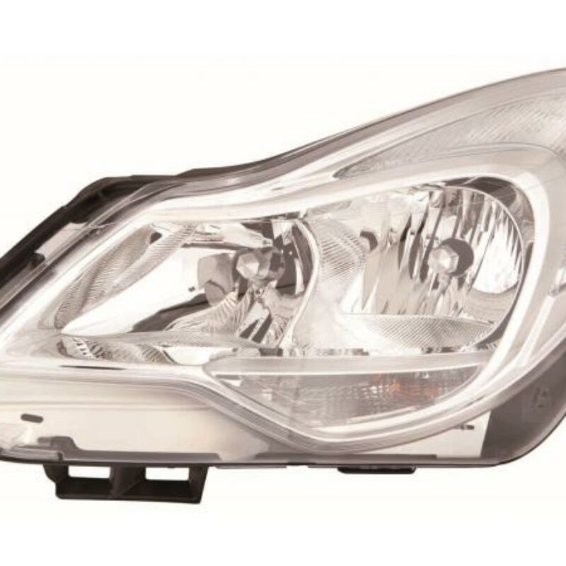 Faro Izquierdo Eléctrico Con Motor I/cro C/lamp Py24w(h7/h1/w21/5w) Opel Corsa 11- Ref 101.16541008