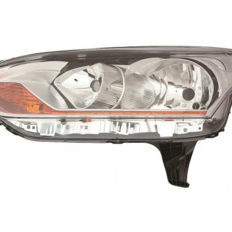 Faro Izquierdo Eléctrico Con Motor Interior Cromado (h15/h7) Ford Transit Connect 14- Ref 101.10600004