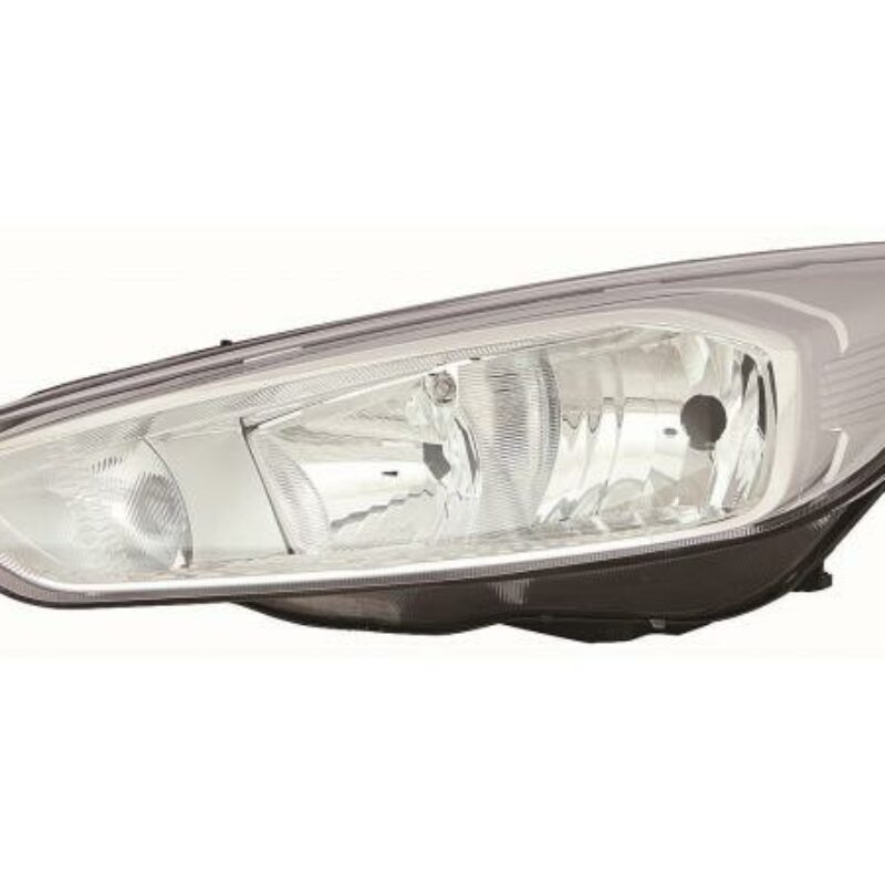 Faro Izquierdo Eléctrico Con Motor Interior Cromado (h7/h1/py21w/w5w) Ford Focus 14- Ref 101.10631012