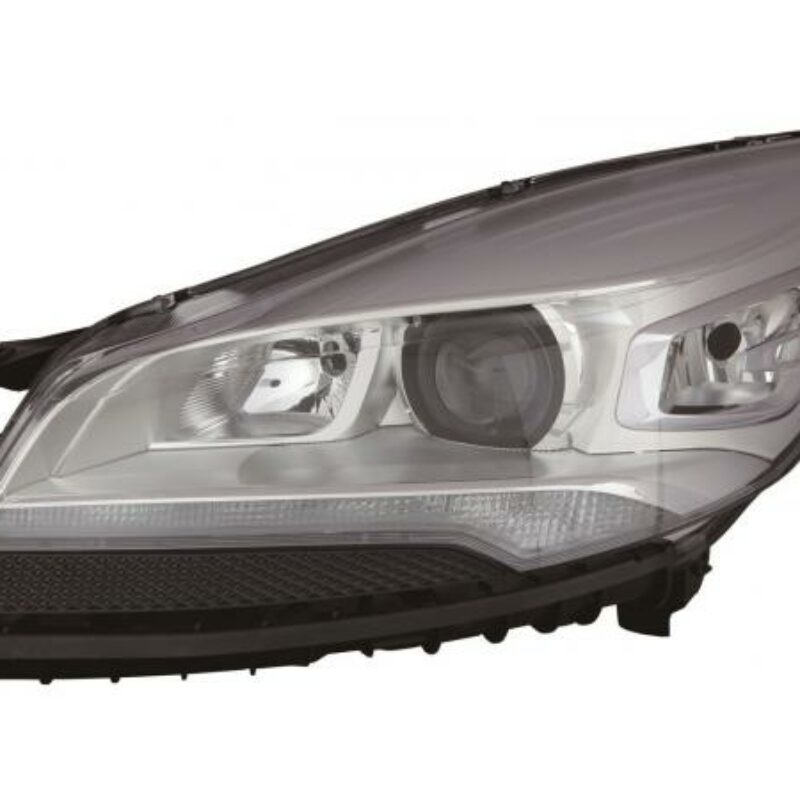 Faro Izquierdo Eléctrico Con Motor Interior Oscuro (d3s/h7/h1/led) Ford Kuga 13- Ref 101.10550008