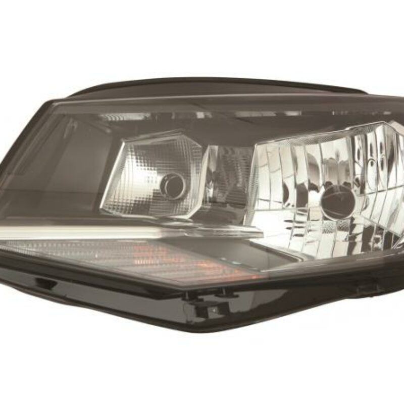 Faro Izquierdo Eléctrico Con Motor Interior Oscuro (h4) Vw Caddy 2016- Ref 101.23710002