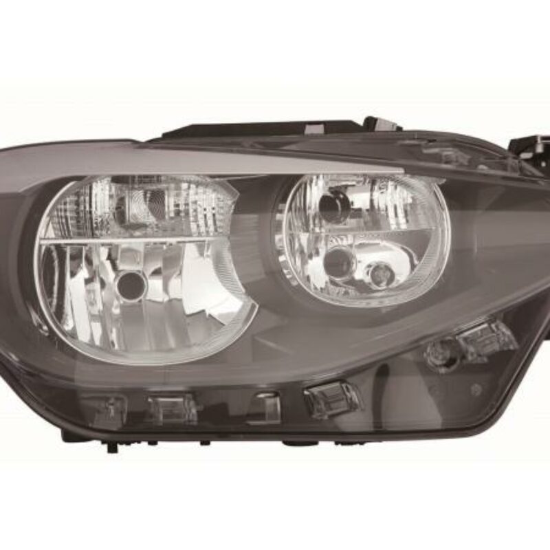 Faro Izquierdo Eléctrico Con Motor Interior Oscuro (h7/h7) Bmw S/1 F20/f21 12- Ref 101.06341002