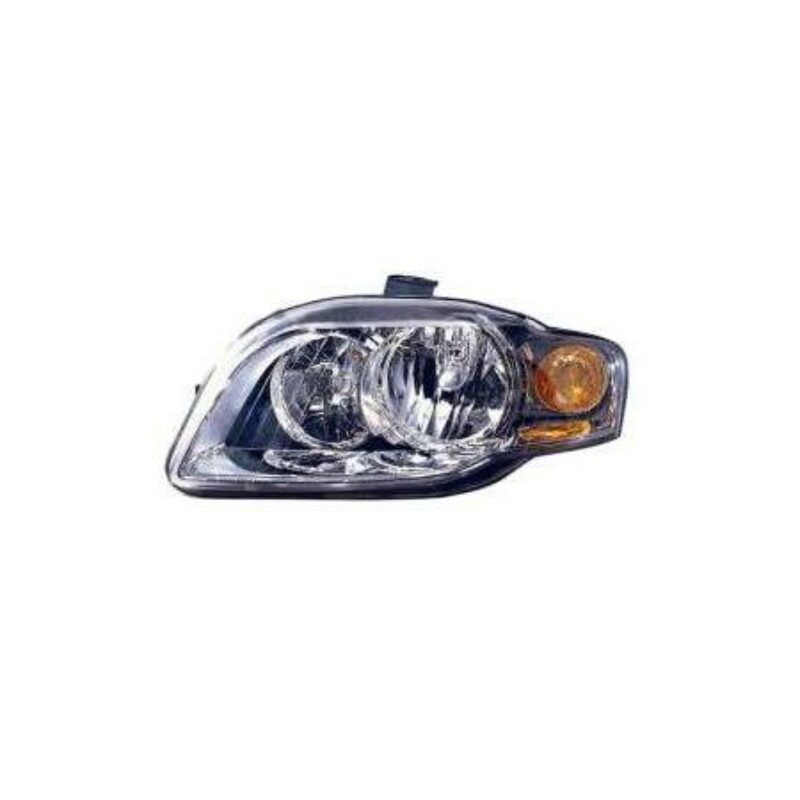Faro Izquierdo Eléctrico Con Regulador Ambar (h7/h7) Audi A4 04- Ref 101.02141002