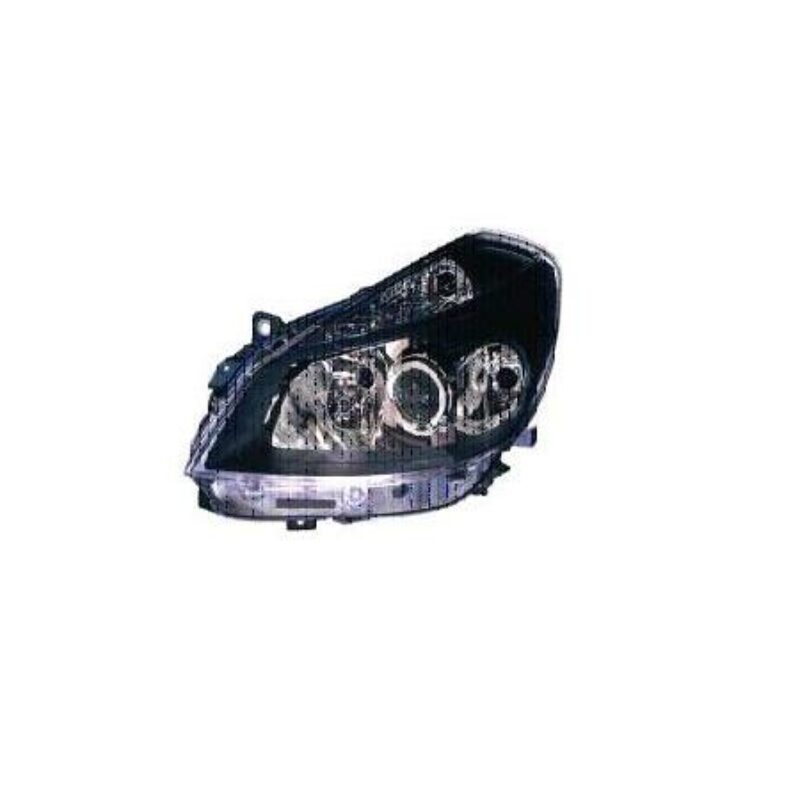 Faro Izquierdo Eléctrico I /negro (d2s/h7/h7) Renault Clio 05- Ref 101.19461004