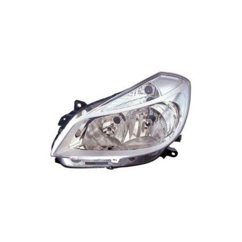 Faro Izquierdo Eléctrico Interior Cromado (h7/h7) Renault Clio 05- Ref 101.19461002