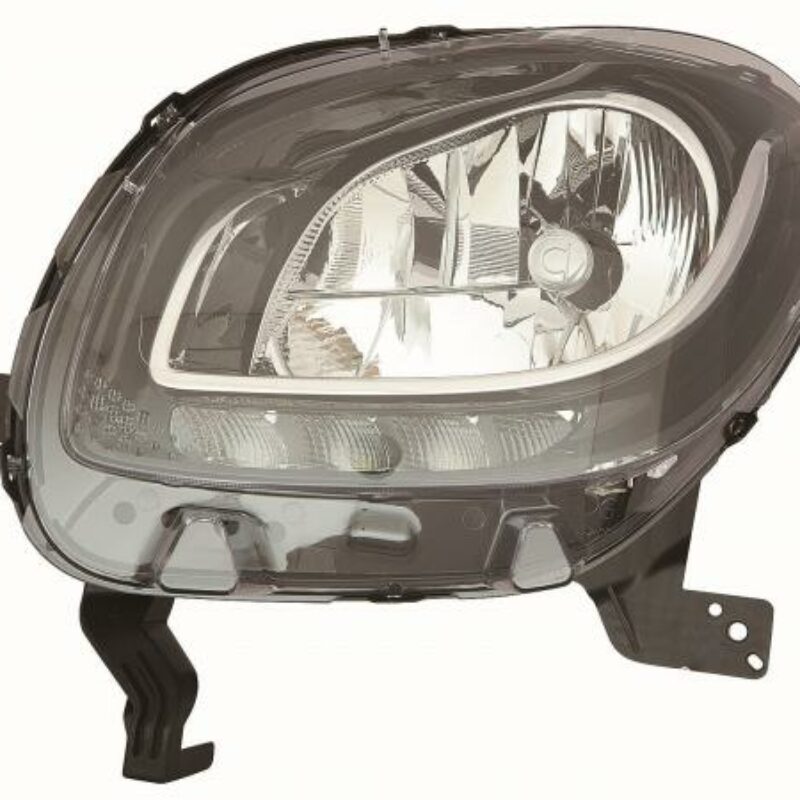 Faro Izquierdo Eléctrico Interior Oscuro Mod Base(h4/led) Mcc Smart Forfour 14- Ref 101.14430002