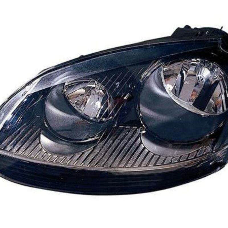 Faro Izquierdo Eléctrico Interior Oscuro Vw Golf V/jetta 03- Ref 101.23320004
