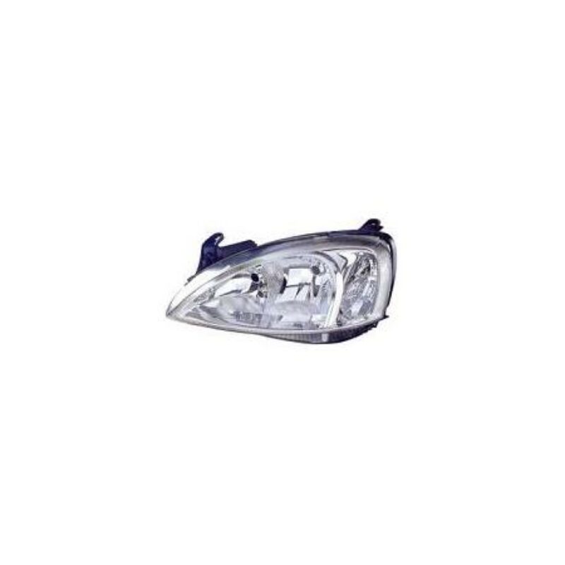 Faro Izquierdo Eléctrico Vidro Liso (val) Opel Corsa 03- Ref 101.16251006