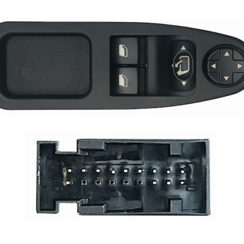 Mando Completo Puerta Delantera Izquierda Negro + Espejo Abatible Con Confort (2bot) 13pi Fiat Scudo/jum 07- Ref 106.095496