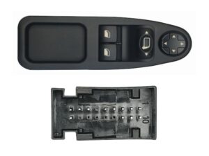 Mando Completo Puerta Delantera Izquierda Negro + Espejo Con Confort (2 Bot) 12pin Fiat Scudo/jum 07- Ref 106.095494