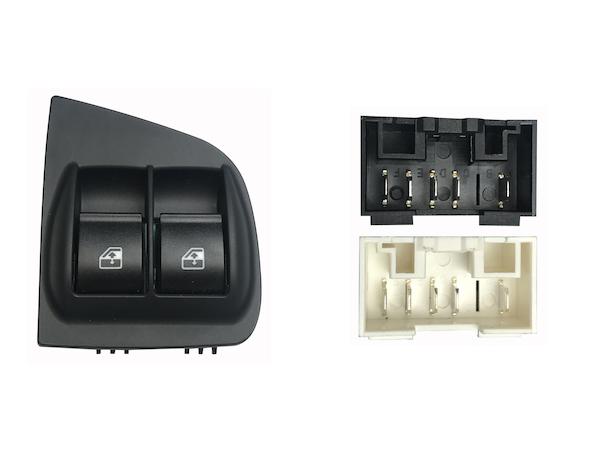 Mando Completo Puerta Delantero Izquierdo (2 Bot) 10pin Fiat Doblo 05- Ref 106.094894