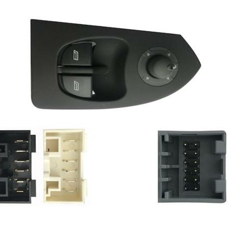 Mando Completo Puerta Delantero Izquierdo + Espejo (2 Bot) 24pin Fiat Ducato/jum/box 02- Ref 106.094394