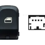 Mando Elevalunas Delantero Derecho + Tras Derecho/izquierdo (negro/blanco) 4pin Audi A4/a5/q5 07- Ref 106.022493