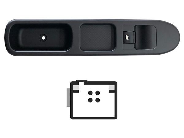 Mando Puerta Delantero Derecho Con Confort (1 Bot) 4pin Peugeot 207 06- Ref 106.172793