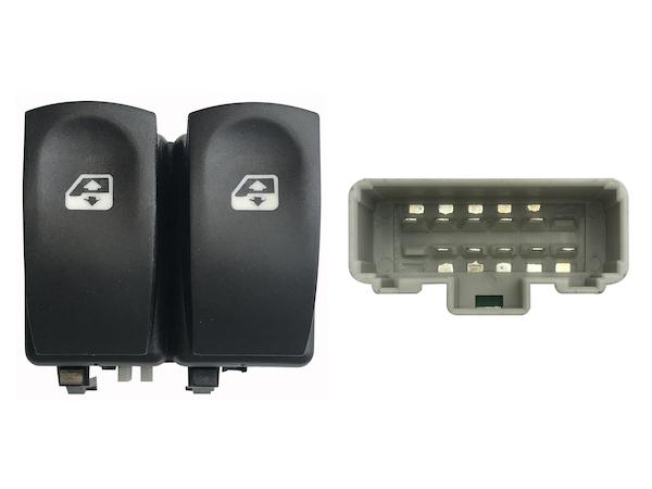 Mando Puerta Delantero Izquierdo (2 Bot) 10pin (clavija Gris) Renault Clio 05- Ref 106.194692
