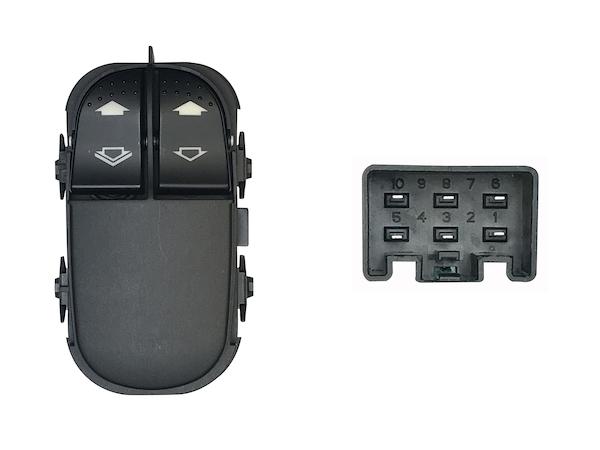 Mando Puerta Delantero Izquierdo (2 Bot) 6pin Ford Focus 02- Ref 106.103092
