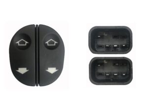 Mando Puerta Delantero Izquierdo (2 Bot) 8pin Ford Fiesta/ka/puma 96/99/02- Ref 106.103892