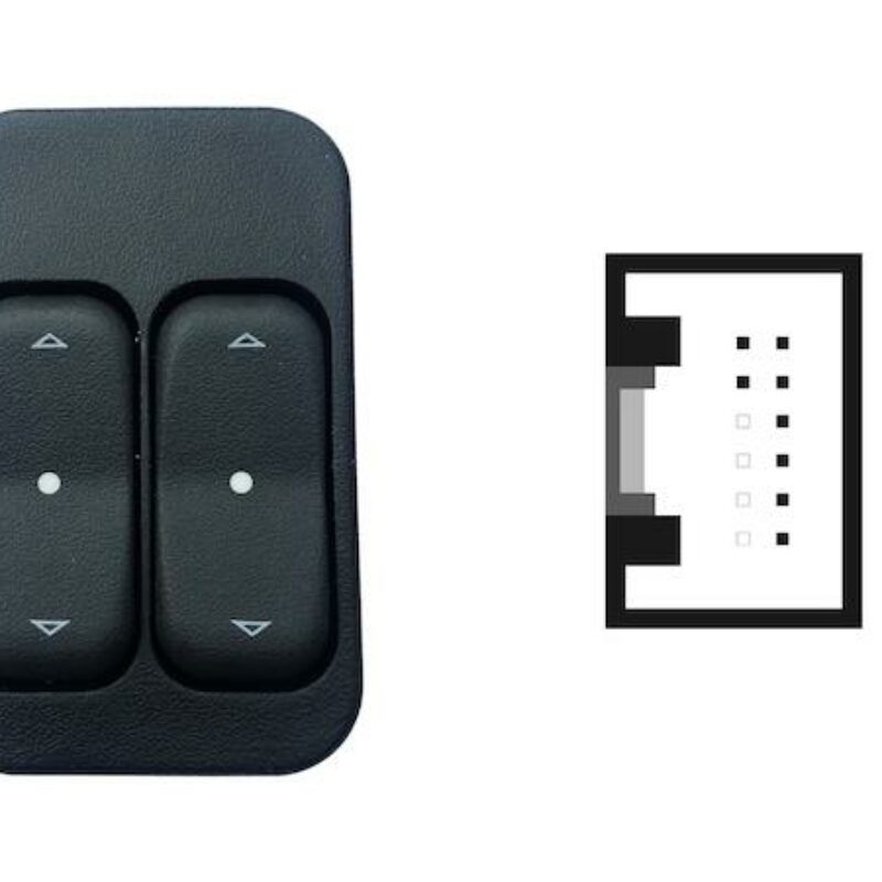 Mando Puerta Delantero Izquierdo (2 Bot)8pin Opel Corsa C 2000.09- Ref 106.162592