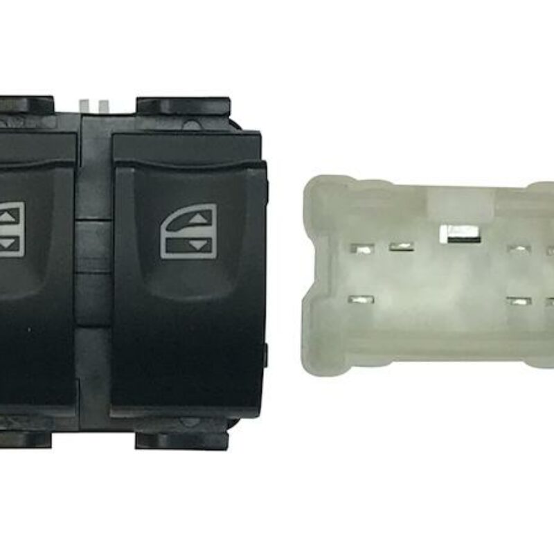 Mando Botonera elevalunas Puerta Delantera Izquierdo (2 Bot) 7pin (Conector Blanco) Renault Trafic año 2014 a 2023