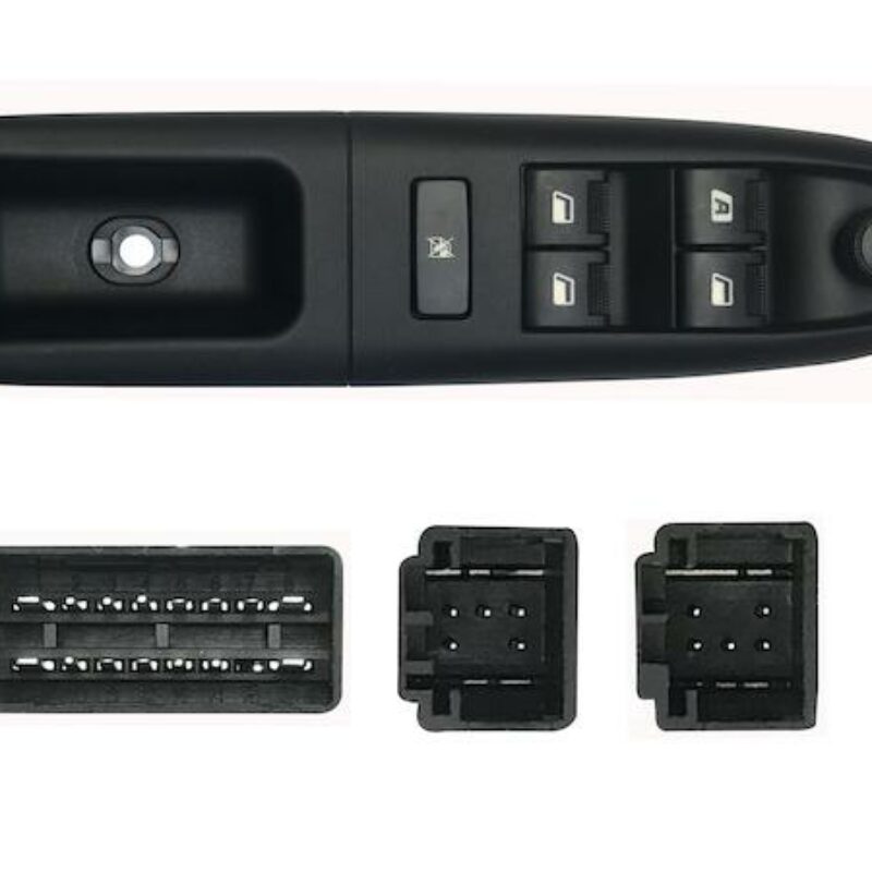 Mando Puerta Delantero Izquierdo Con Confort  + Espejo (4 Bot) 25pin Peugeot 406 95- Ref 106.172292